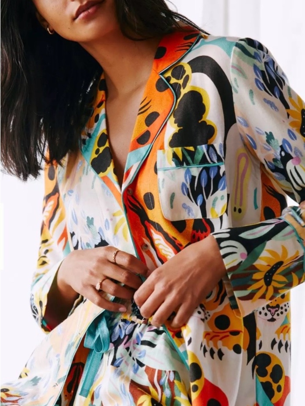 Women Marco Navarro Anthropologie pyjamas set